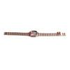 Women Stainless Steel Bracelet Wrist Watch Colorful Dial Water Resistant Elegant Luxury Lady Analog Dress Watch Rose