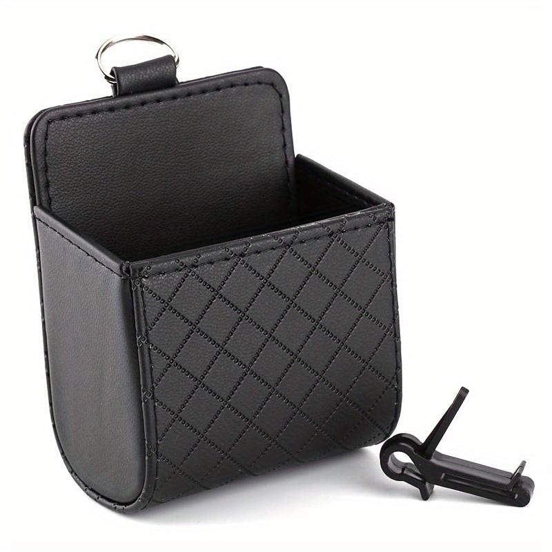 1PC Car air outlet miscellaneous bag, car interior box, car storage box, hanging bag, sheepskin air outlet storage box