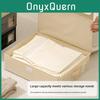 Premium Cloth Fabric Storage Box With Cover For Under Bed And Drawer Use