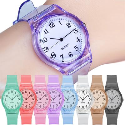 Vogue Digitale Armbanduhr Quarzuhr Silikon Uhren Umweltfreundliche Uhr Bunte Gelee Mädchen Transparent Candy Frauen Casual Schöne