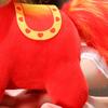 Horse Doll Year of The Horse Chinese Style Plushie Good Luck Pony PP Cotton Filling Zodiac Plush Figurine for Blessings