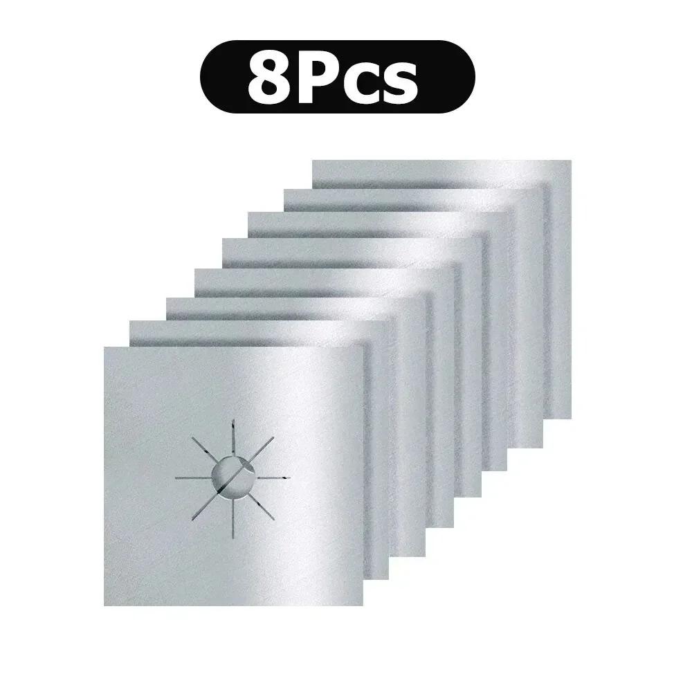 4/8 bucăți capac de protecție a aragazului căptușeală de protecție a aragazului de gaze a aragazului de gătit Protector de arzător de aragaz accesorii de bucătărie covoraș capac de aragaz