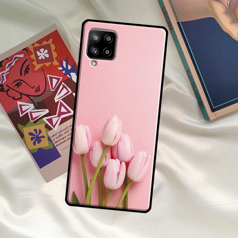 Tulips Flower Case For Samsung Galaxy A56 A36 A06 A13 A53 A32 A12 A22 A52 A35 A26 A16 A55 A15 A54 A34 A14