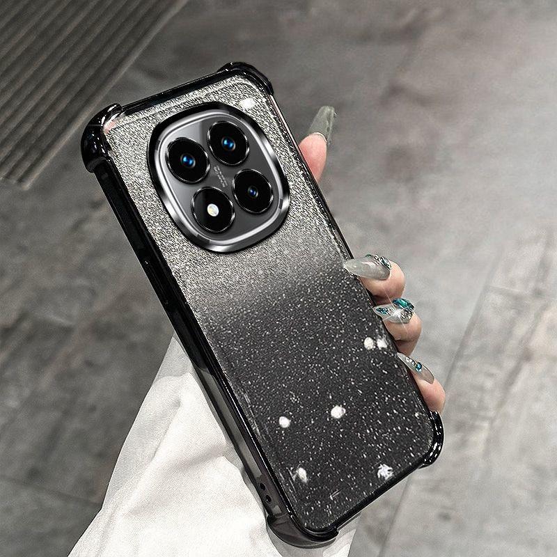 Luxury Glitter Plating Shockproof Phone Case For Xiaomi Redmi Note 14 15 Pro Plus 15 15C 14C 14S 4G 5G Soft Silicone Back Cover