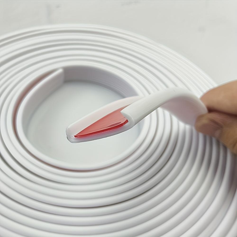 1PC 10m/393.7inch Self-Adhesive Edge Banding Tape Furniture Wood Board Cabinet Table Chair Protector U-Shaped Silicone Rubber