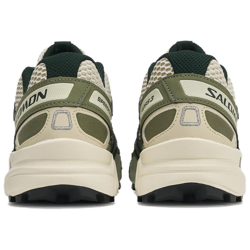 SALOMON Speedcross 3 Running Shoes Unisex Vanilla Rice/Moss Green/Scarab Black L49235100