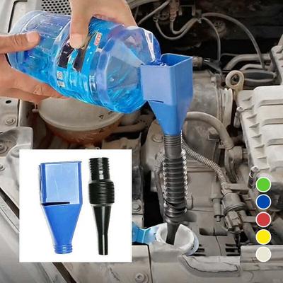Flexible Draining Tool Snap Funnel, Multi-Purpose Flexible Fold Oil Funnel Tool