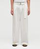 ZIOSONGZIO [Collection] Gathered Belted Wide Pants White Bi2Pt213Wh