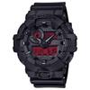 Black Resin Red Watch G-Shock Analog-Digital GA-700BBR-1A