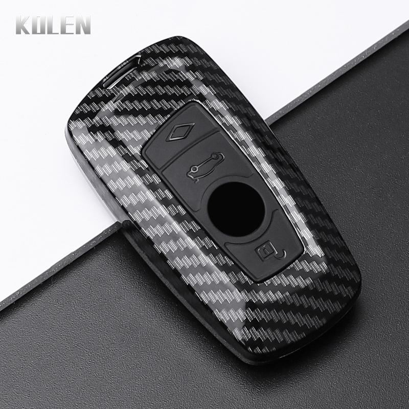 

ABS Carbon Fiber Style Car Key Case Cover for BMW 1 3 5 7 Series X1 X3 X4 X5 F10 F15 F16 F20 F30 F18 F25 M3 M4 Accessories Fob