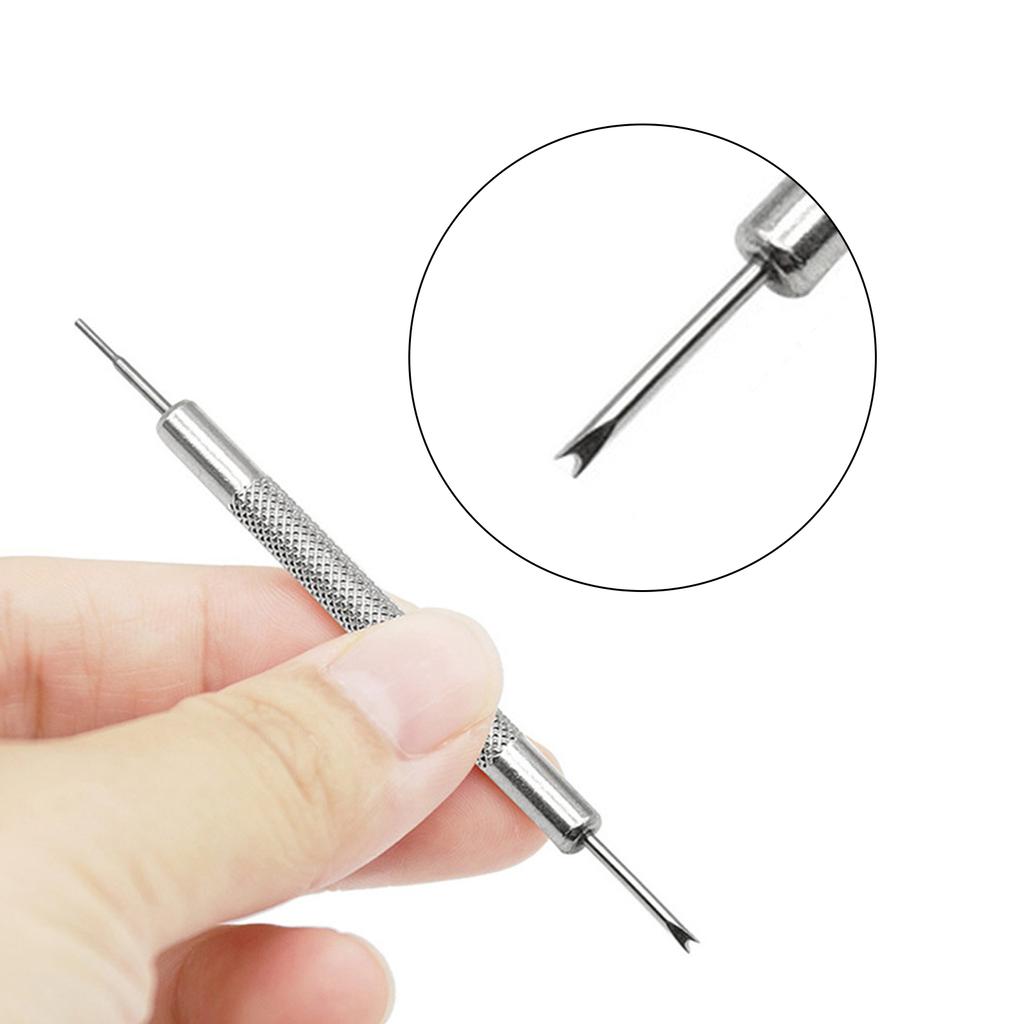 Watch Band Link Pin Tool Set 19Pcs Watch Strap Adjuster Kit with Replacement Pin and Tool for Watch Sizing and Repair