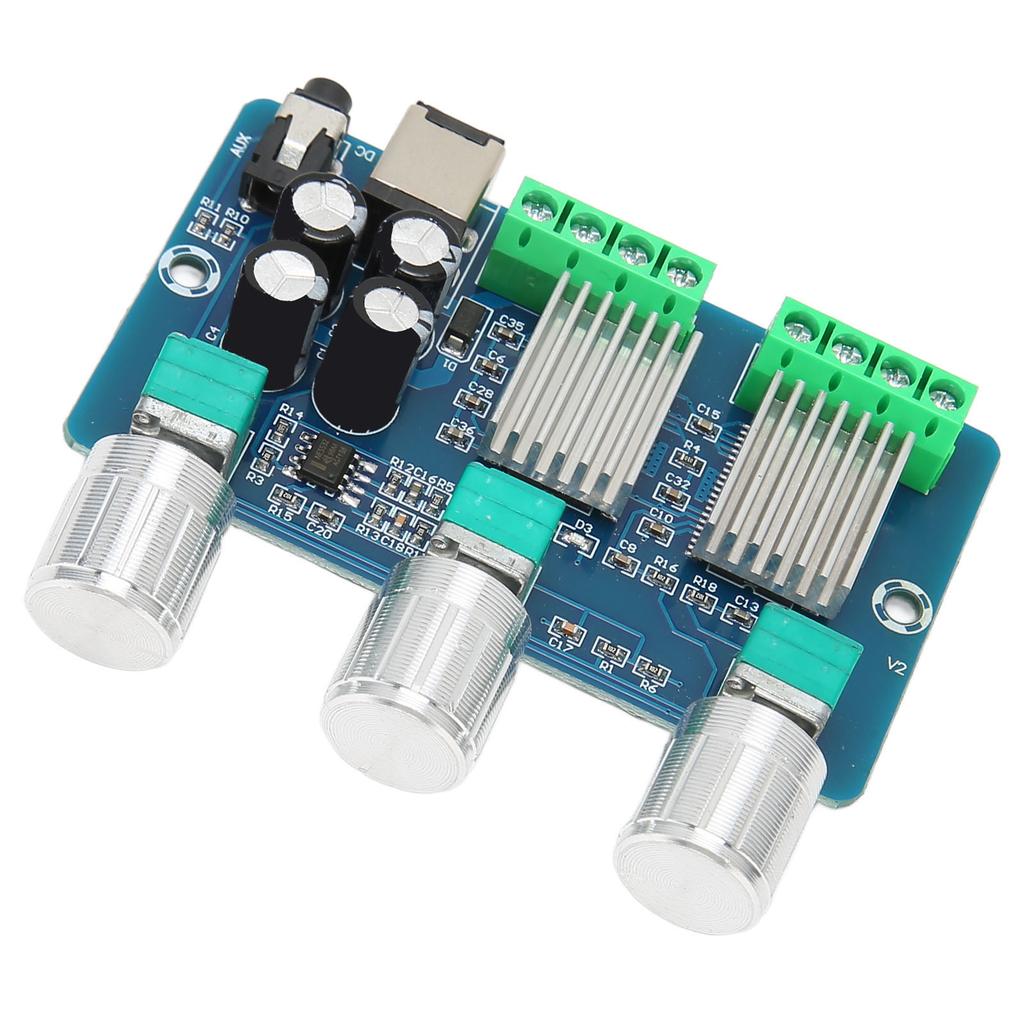 Digital Power Amplifier Board DC 12V 2.1 Channel Stereo Digital Subwoofer Power Amplifier Board