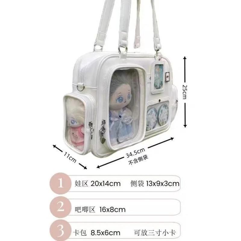 Concert Hidden Light Tag Bag Ita Bag Crossbody Bags Large Shoulder Bag Y2K Shoulder Bag for Women Itabag Handbag Student Bag