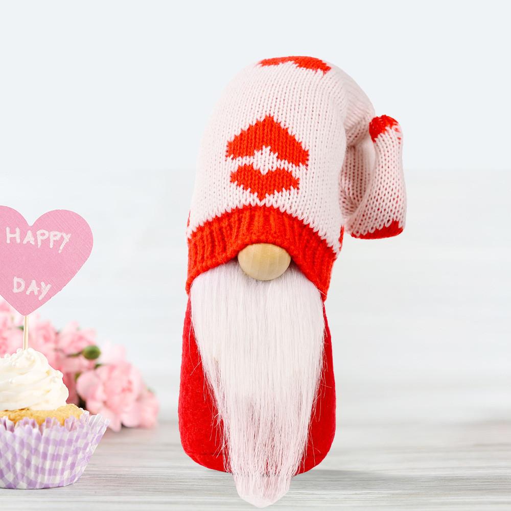 

Charming Knitted Red Rudolph Heart Plush Toy Ideal For Christmas And Celebrations Valentines Red Knit Rudoph Small Heart