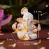 Pagri Ganesh Ji Murti Decorative Showpiece for Home Decor| Ganesh Idol for Car Dashboard Home Temple Office Desk Pooja Room