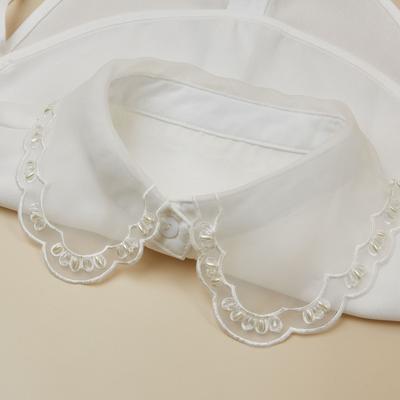 Hochwertiges Luxushemd Abnehmbarer Kragen für Damen Halsbekleidung Dekorativer Falscher Kragen Damenhemdkragen für Alle Jahreszeiten