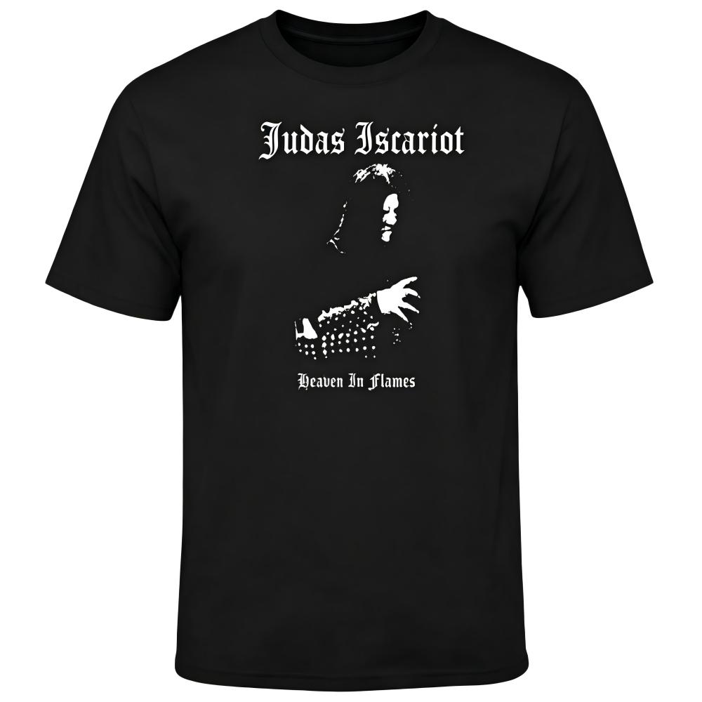 Men's Judas Iscariot Heaven In Flames Graphic T-Shirt