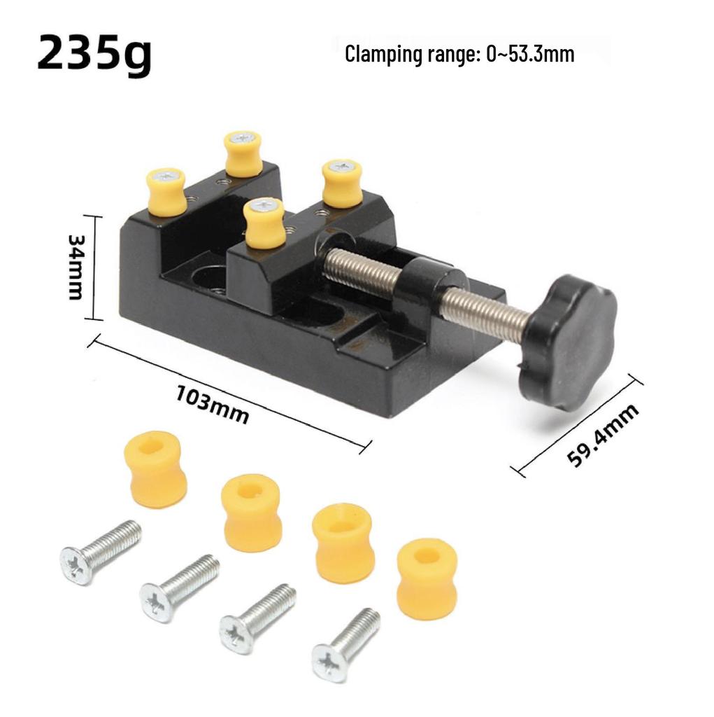 Aluminum Alloy Engraving Table Clamp for Jade, Olive, Walnut, and Bodhi Micro-Engraving