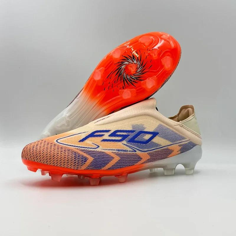 Original New Men Football Shoes Society Profession Cleats Turf Training Football Field Boots Non Slip Match Women Soccer Shoes