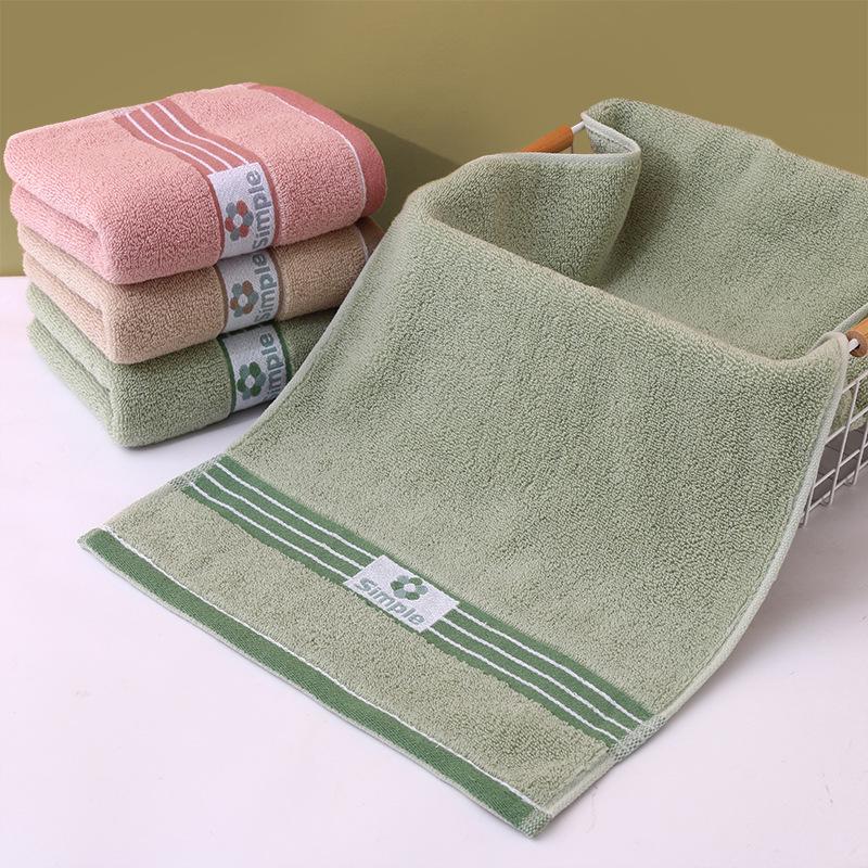 Soft, Thick Pure Cotton Face Towels - Absorbent and Gentle for Adults