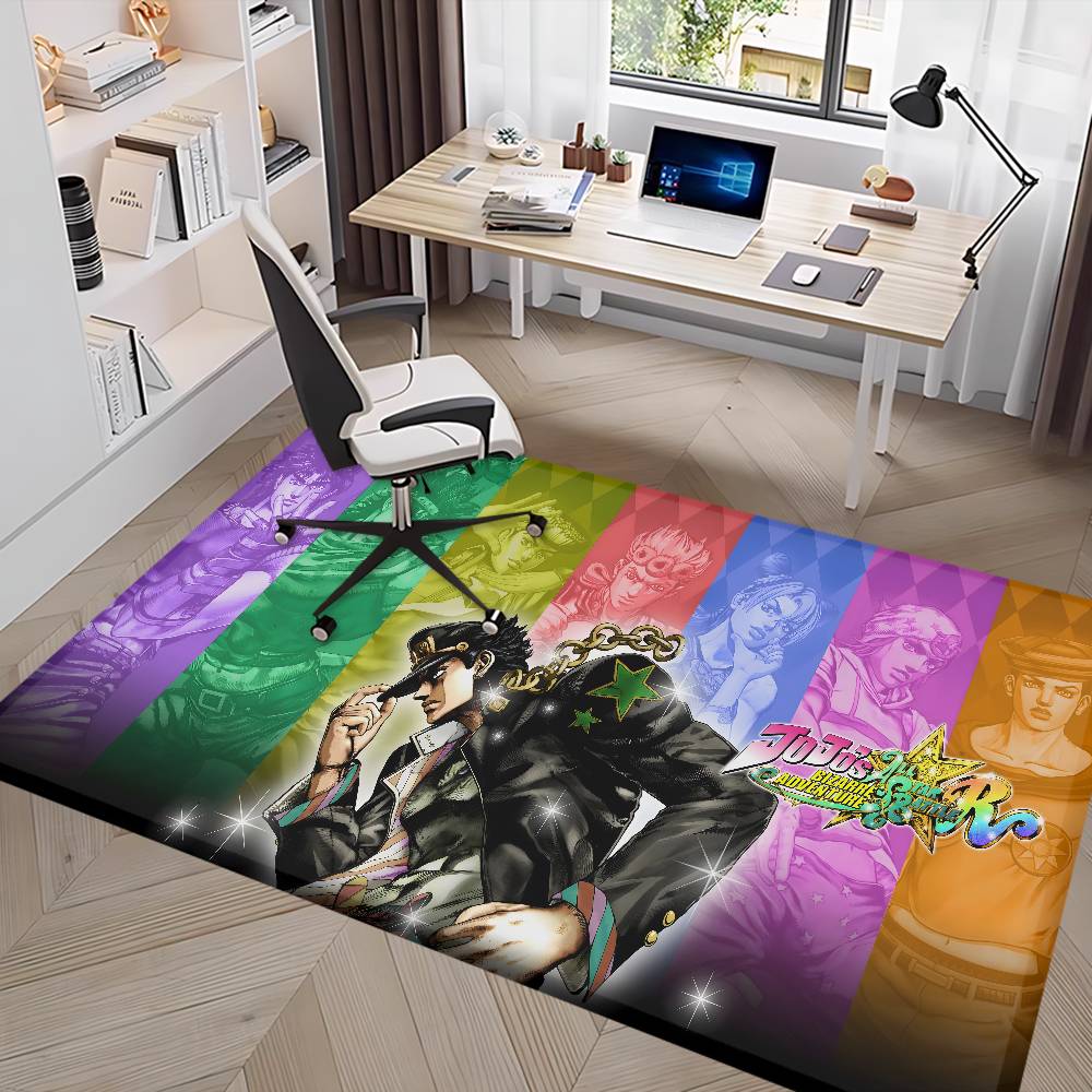 Anime JoJos Bizarre Adventure Bathroom Mat Kids Room Bedroom Decoration Balcony Anti Slip Doormat Living Room Welcome Rug