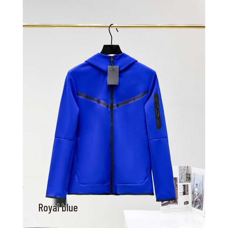 Veste cardigan zippée à capuche en coton pour homme - Manteau décontracté printemps/automne 2024
