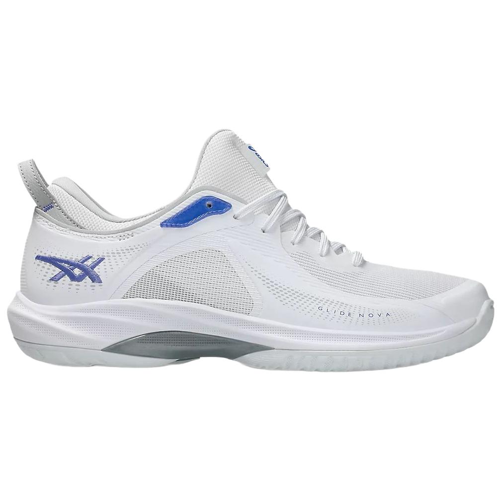 Asics Glide Nova FF 4 Comfortable Versatile Basketball Shoes Unisex sneaker White Blue 1063A105-100