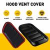 1 pair Black Car Hood Vent Scoop Cover Air Flow Intake For Ford Toyota Honda I