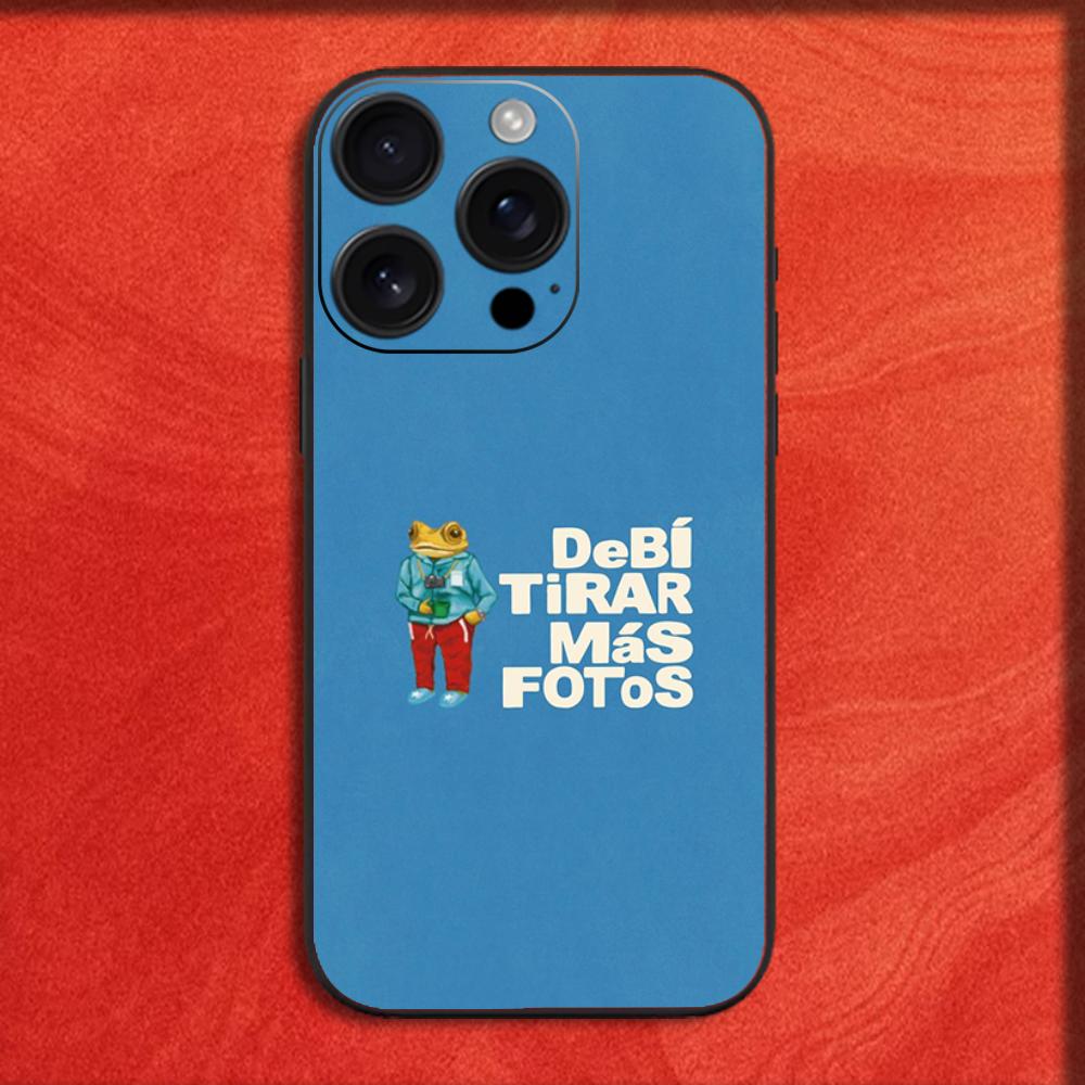 DTMF Debí Tirar Más Fotos Bad Bunny Phone Case For iPhone 17 16 15 14 13 12 11 Pro Max Mini SE4 7 8 Plus 17E Soft Cover Fundas