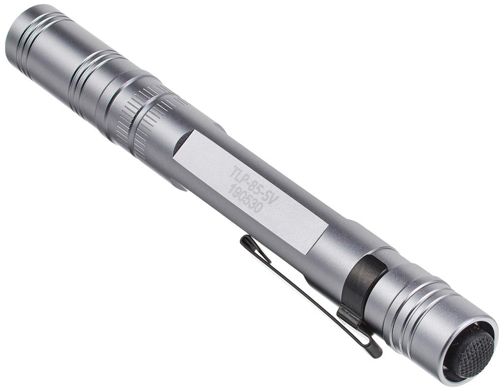 TRUSCO Aluminum LED Penlight, 1 bulb, 110 lumens, TLP85SV