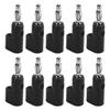 10pcs 4mm Stackable Banana Plug Connectors Solderless Banana Plugs for Security Accessories