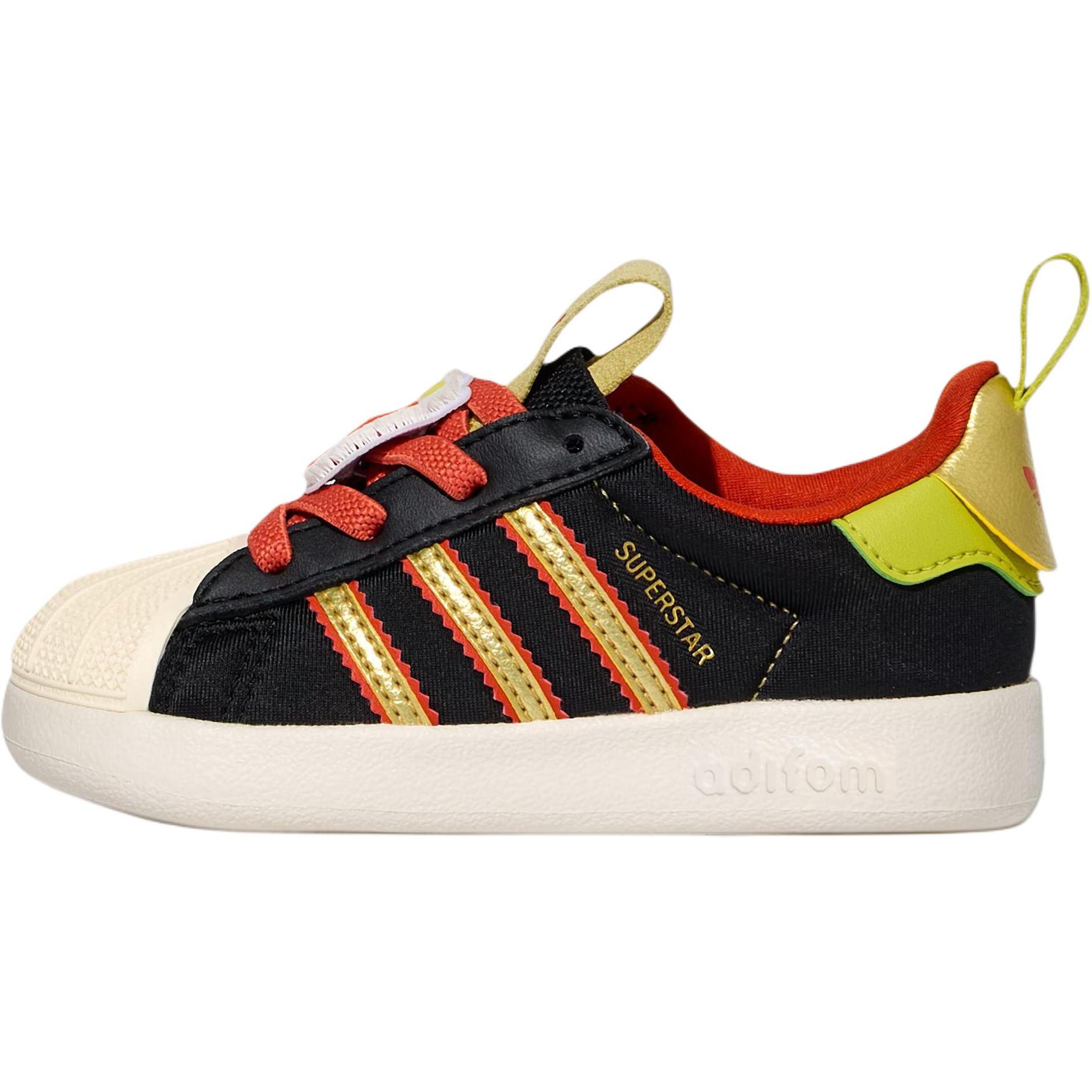 Adidas Originals AdiFOM Superstar 360 Fabric Low top Toddler Shoes Black Infant And Toddler KH5699 27