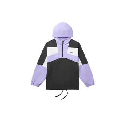 Vans Keep On Trucking Sports Pullover Zip Jacket Color Block Women Jackets VN0A48BSBLK
