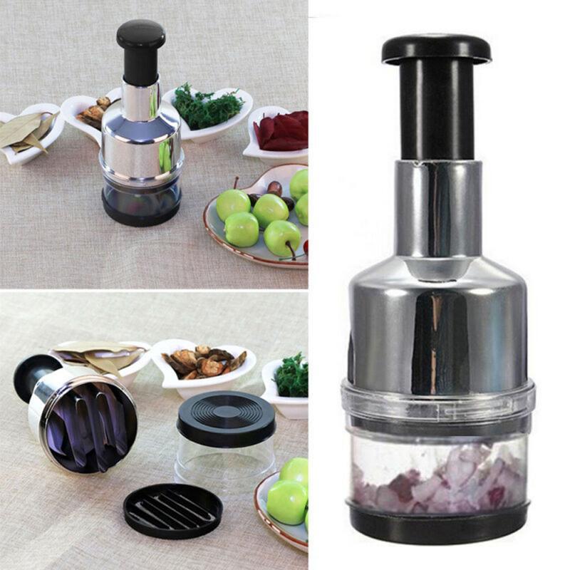 Vegetable Fruit Onion Chopper Cutter Hand Press Food Chopper Garlic Grinder