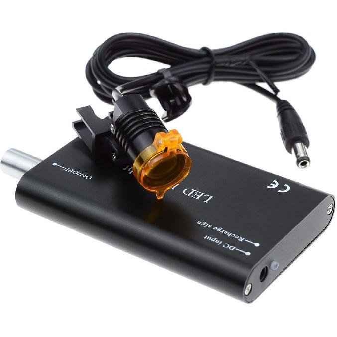 Lampă LED Portabilă 3W pentru Cap, Lampă Frontală LED 3W cu Prindere la Talie, Clip de Plastic, Filtru pentru Binoclu Medical de Mărire