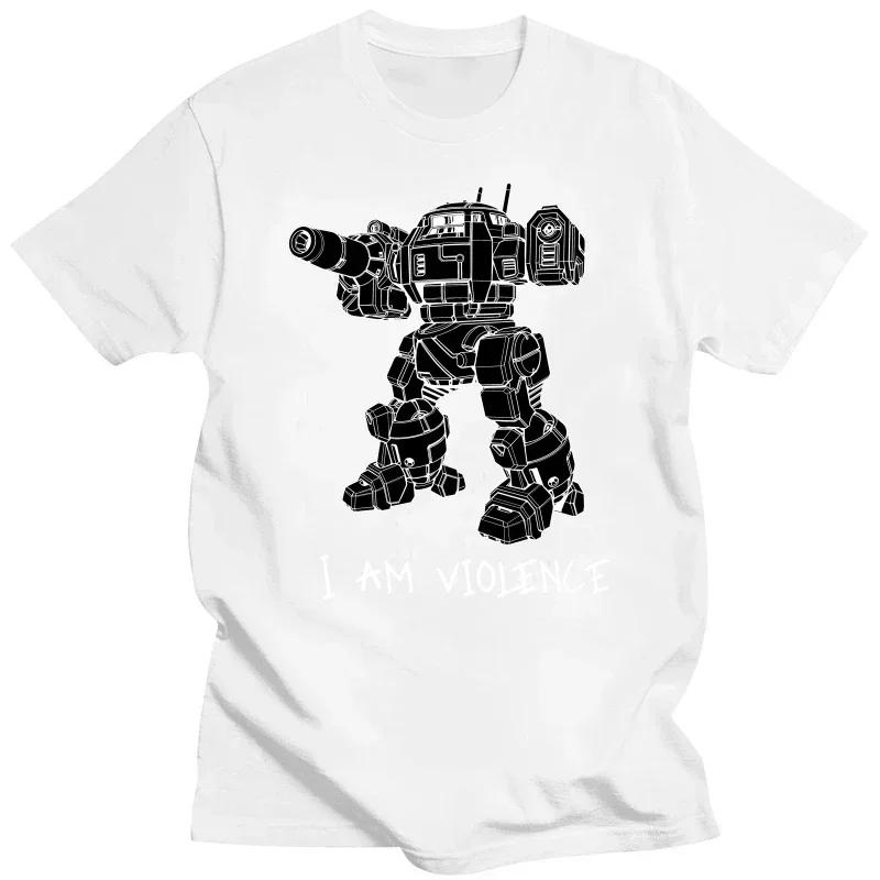 

Я Насилие Urbanmech Футболка Вечеринка Battletech Urbanmech Vtuber Взрослый Комментарий Креативный Трендовый Винтажный Крутой S