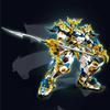 Phantom Ninja Ice Holy beast Blue dragon White Tiger Mecha deformation building blocks boy puzzle Kong robot doll toy