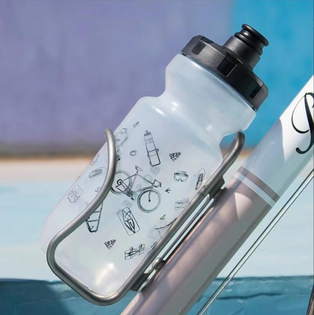 Titanium Alloy Water Bottle Cage for Road & Mountain Bikes - Universal Lightweight Cup Holder