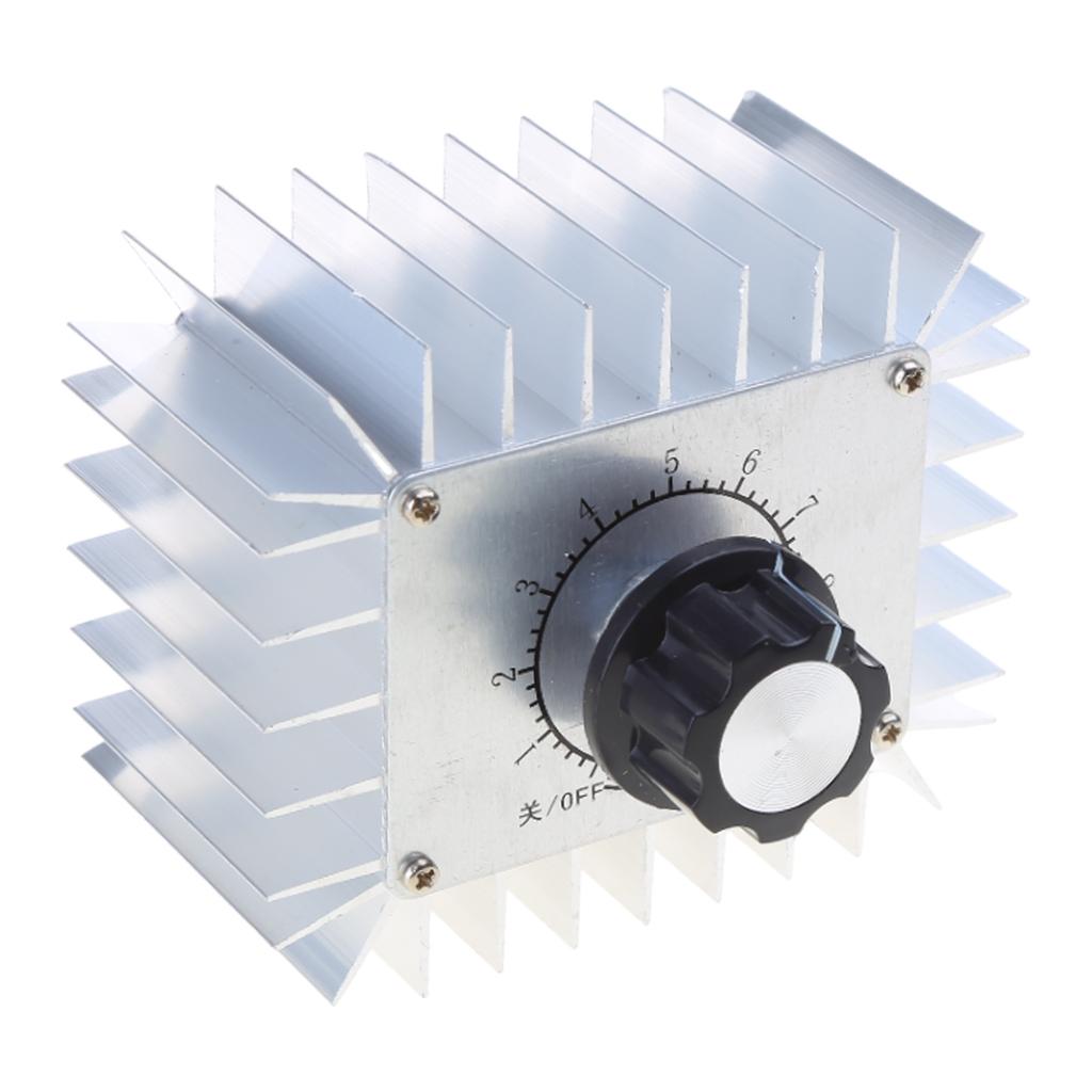 Upgraded 5000W Motor Speed Regulator Efficient Power Regulator 220V 5000W Thyristor Motor for Electrical Appliances