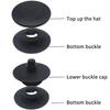 Car Floor Mat Fixing Fasteners Universal Dual Layer Buckle Clips Wearproof Auto Interior Accessories for Car Modification