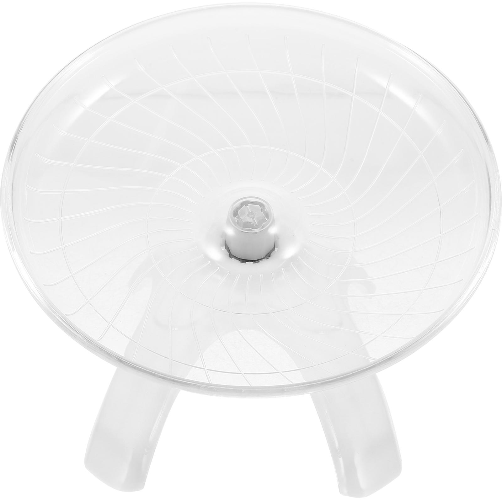 

Шина Колесо для бігу хом яка Іграшка для кролика для шиншили Дрібні тварини Гнучкий піщанка 18.00X18.00X12.00CM білий