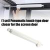 Fechador de Porta de Tela Com Mecanismo de Liberação por Toque Ferragens de Montagem Universais Para Uso em Casa e Jardim