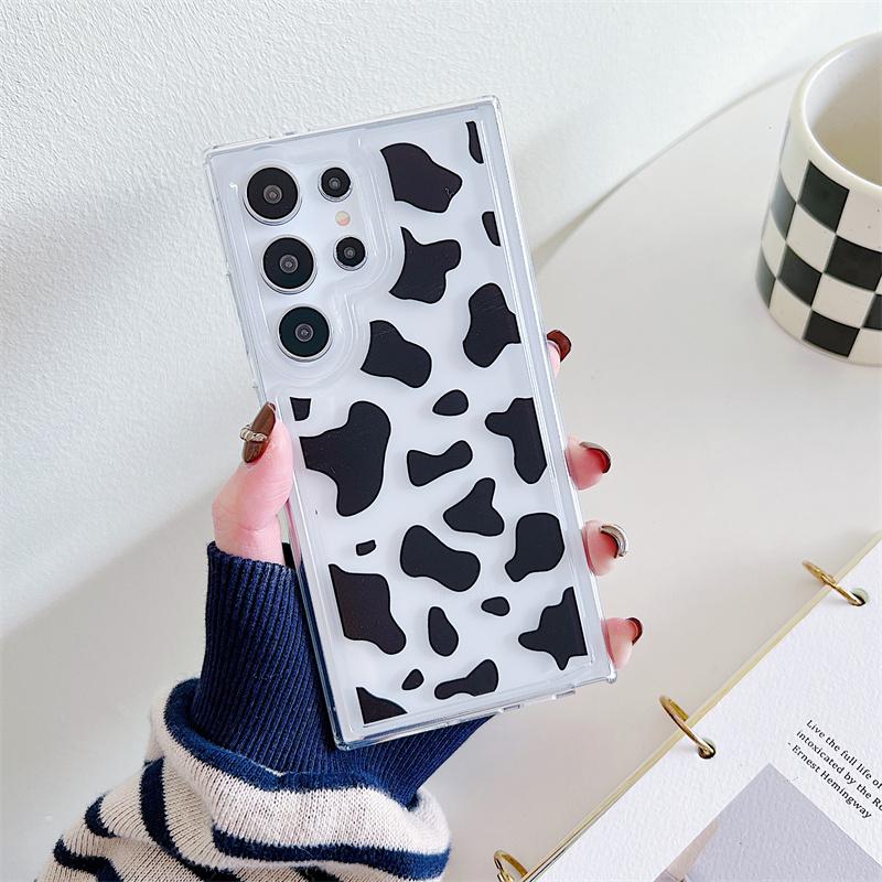 Husă de telefon drăguță, transparentă, rezistentă la șocuri, pentru Samsung Galaxy S24 S23 S22 Plus Note 20 Ultra S21 S20 FE, husă din silicon moale TPU