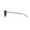Montblanc Round Sunglasses With Thin Mirrored Legs Unisex Sunglasses Black MB0355S