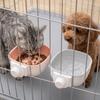 Premium Polymer Hanging Dog Bowl Hanging Crate Feeder Space-saving Pet Food Bowl  Pet Kennel
