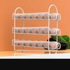 Durable Multi-Layer Egg Storage Rack Space Saving Metal Egg Holder Large Capacity Egg Container Kitchen