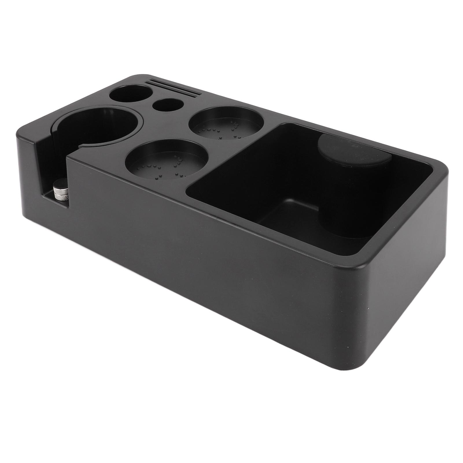 

Coffee Tamping Station ABS Modern Multifunctional Coffee Filter Tamper Holder Portafilter Stand for Home Kitchen Cafe