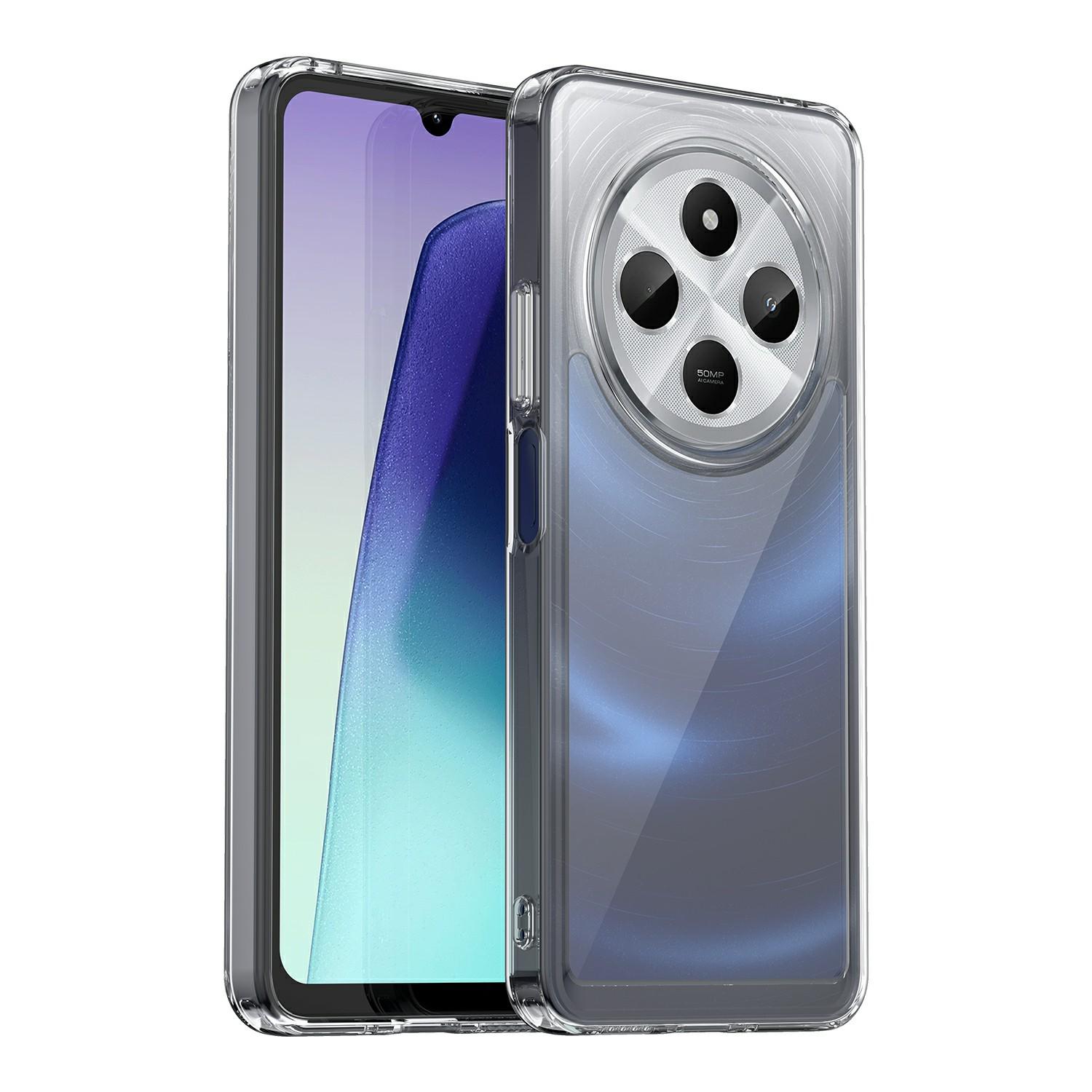 

Для Xiaomi Poco C75 4G/Redmi 14R 5G/14C 4G Чехол TPU + Акриловая Защитная Прозрачная Накладка для Телефона F