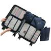 6PCS Clothes Storage Bags Packing Travel Luggage Organizer Bag