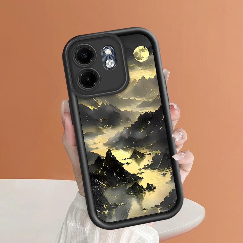 Soft Silicone Phone Casing Full Cover Camera Shockproof Protection Case for Huawei Honor Infinix Tecno iPhone Motorola Google